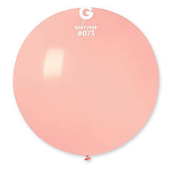 Куля Гігант G220 31"/80 см Пастель Ніжно - рожевий 73