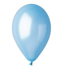 Кулі 5"/13 см Металік Блакитні 35 Gemar Balloons
