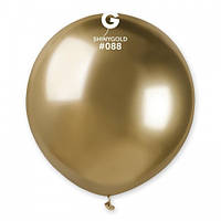 Куля 19"/45 см ХРОМ Золото Gemar Balloons
