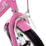 Велосипед дитячий PROF1 16Д. XD1613 рожевий, фото 4