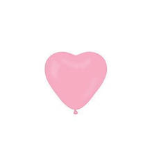 Серце латексне 6"/15 см Пастель Рожеві 06 Gemar Balloons