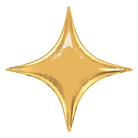 Фігура Зірка 4х-кінцева  28"/71 см Золото, Китай
