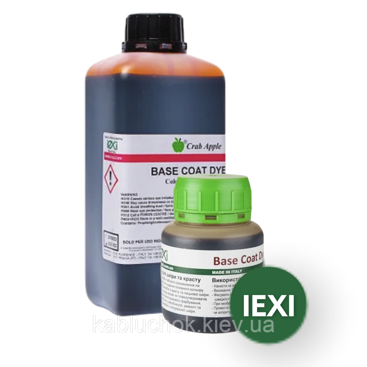 Фарба глибокого проникнення для шкіри IEXI Base Coat Dye 100/1000 мл усі кольори