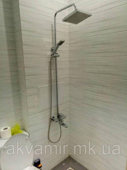 Душова стійка Zegor із змішувачем LEB хром, фото 1