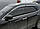 Дефлектори вікон із хром молдингом (вітровики) Nissan Xtrail 2014-2021 (Fly), фото 2