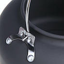 Чайник туристичний алюмінієвий зі складною ручкою Alocs CW-K03 на 1400 мл 155 x 95 мм, фото 7