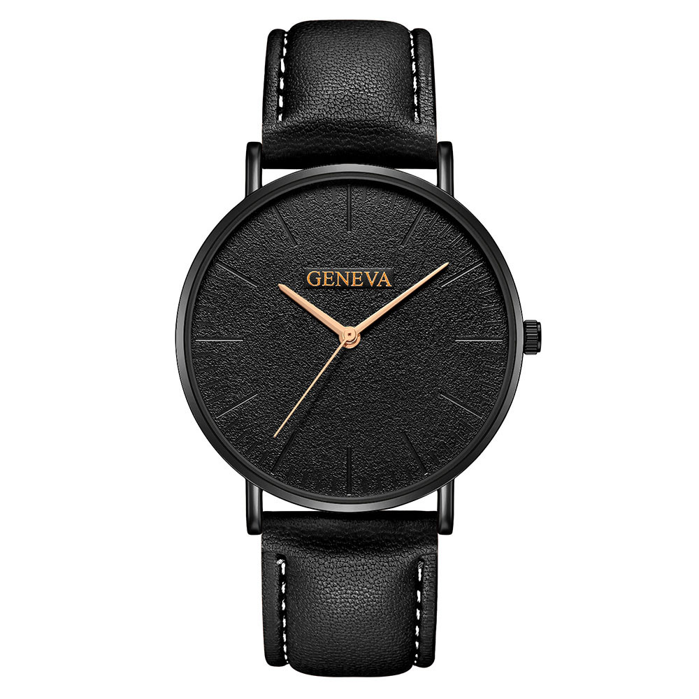 Жіночий годинник Geneva Classic steel watch чорний