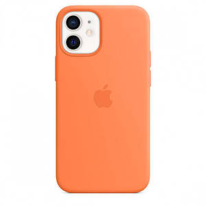 Чехол накладка xCase для iPhone 12/12 Pro Silicone Case Full kumquat