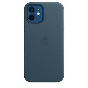 Чохол накладка xCase для iPhone 12 Mini Leather case with Full MagSafe Blue