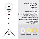 Тримач з кільцевим освітленням JOYROOM JR-ZS228 AKL04, чорний, фото 3