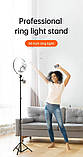 Тримач з кільцевим освітленням JOYROOM JR-ZS228 AKL04, чорний, фото 2