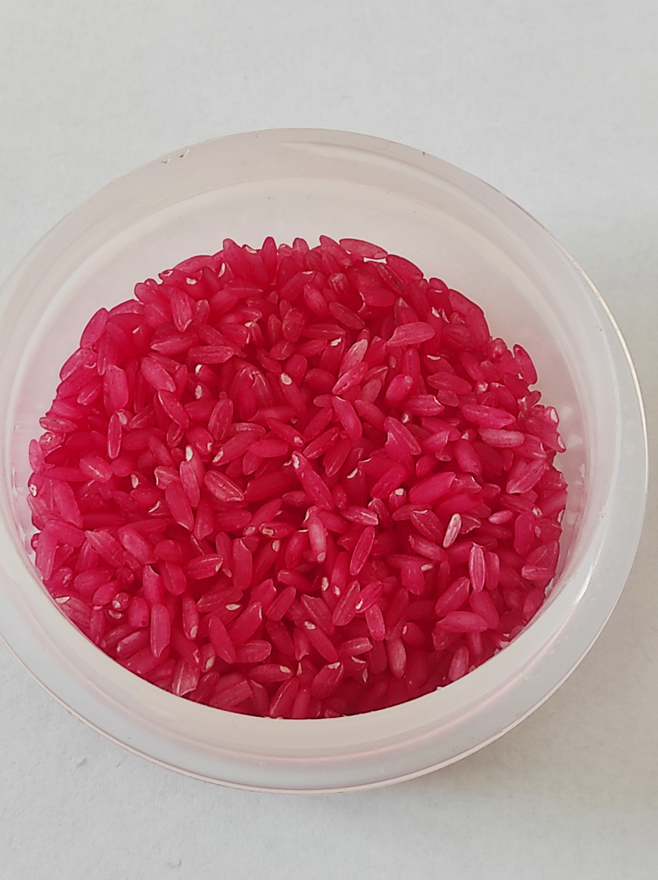 Кольоровий рис для дитячої творчості 200 грамів (рожевий)