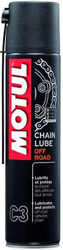 Мастило для ланцюгів Motul C3 CHAIN LUBE OFF ROAD, 400 мл