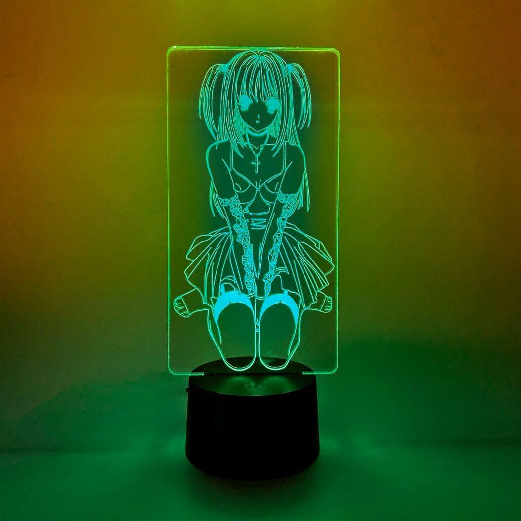 3D нічник "Широ" (ВОЛІЧНЕ ЗОБРАЖЕННЯ)+ пульт ДК + мережевий адаптер + батарейки (3ААА)  3DTOYSLAMP, фото 1