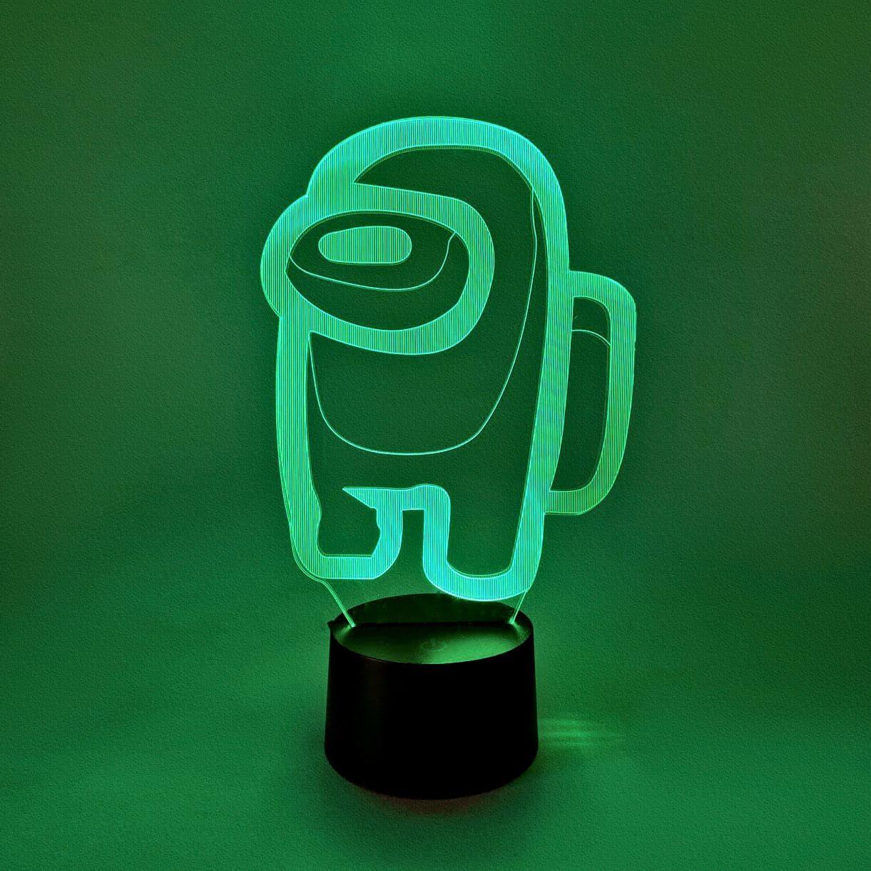 Змінна пластина для 3D-світильників "Амонг Ас" 3DTOYSLAMP, фото 1