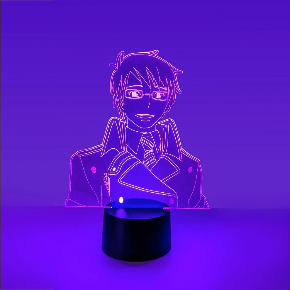 3D нічник "Юкіо Окумура" (ВОЛІЧНЕ ЗОБРАЖЕННЯ)+ пульт ДК + мережевий адаптер + батарейки (3ААА)  3DTOYSLAMP, фото 1