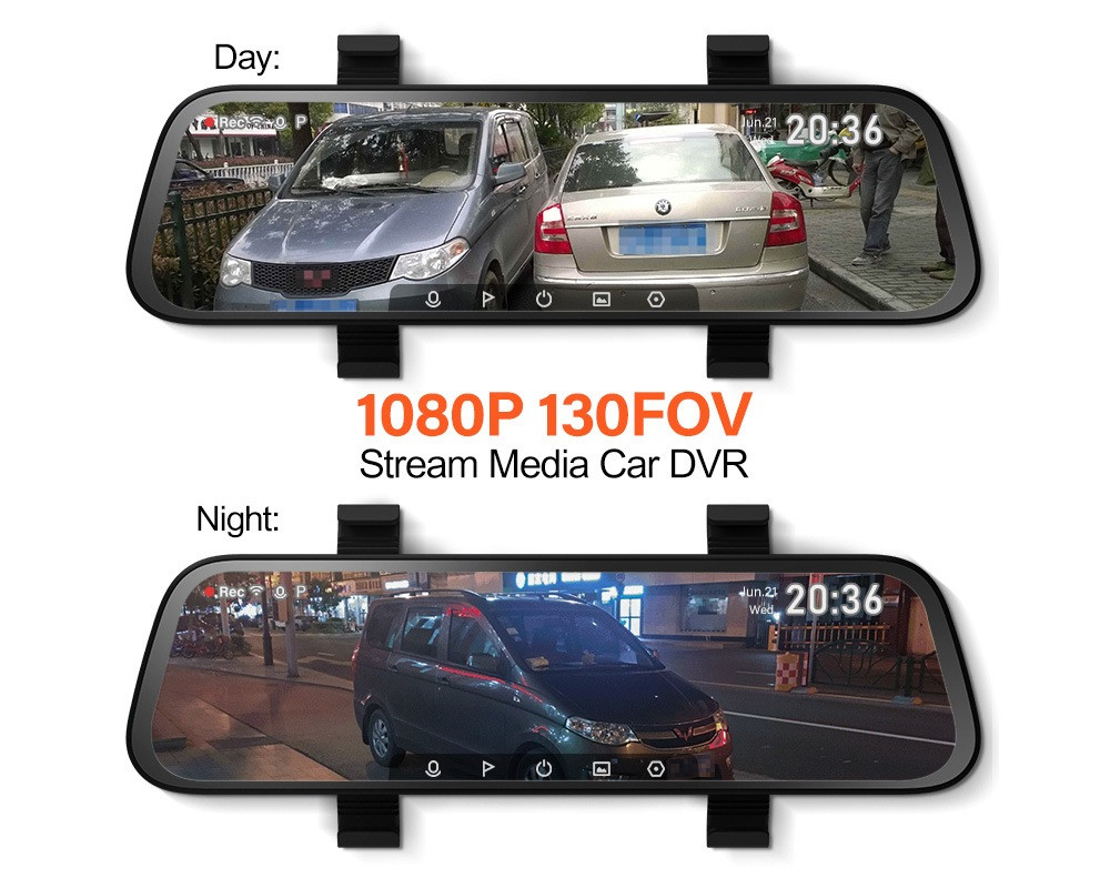 Видеорегистратор Xiaomi 70Mai Rearview Dash Cam Wide /MIDRIVED07/ + Камера заднего вида /MidriveRC05/ - фото 2 - id-p1365939298