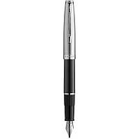 Ручка перьевая Waterman EMBLEME Black CT FP F 13 500