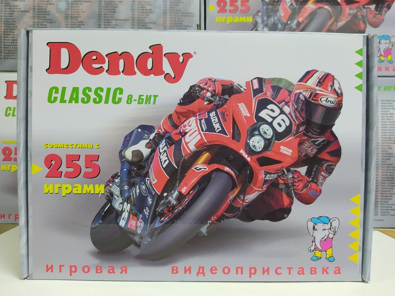 Ігрова приставка Dendy Classic 8 bit 255 вбудованих ігор Сюбор NES Картридж Супер Маріо Танчики Mortal Kombat