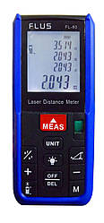 Лазерний далекомір ( лазерна рулетка ) Flus FL-80 (0,039-80 м) проводить вимірювання V, S, H. Ціна з ПДВ
