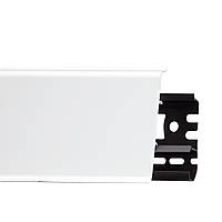 Плинтус ПВХ Arbiton Indo 01 Белый глянец 70x2500 мм