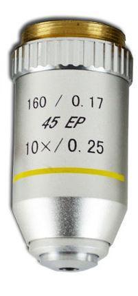 Об'єктив для мікроскопа 10х / 0.25 160 / 0.17 45 ЕР (ахроматичний, не іммерсійне)