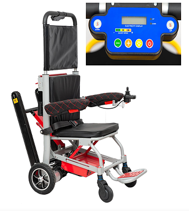 Сходовий електро підйомник-коляска для інвалідів MIRID SW05. Підіймач для літніх людей. Функція електровізка., фото 2