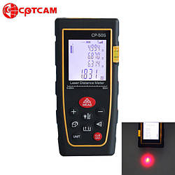 Лазерний далекомір ( лазерна рулетка ) CPTCAM CP-50S (від 0,03 до 50 м) проводить вимірювання V, S