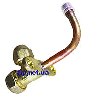 Кран для кондиціонера 1/4 кутовий