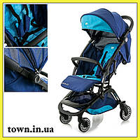 Прогулянкова коляска Mioobaby Glide blu дитяча складана коляска-книжка