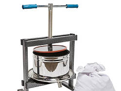 Ручний прес для соку Вілен (Віллен) неіржавка сталь на 10 літрів