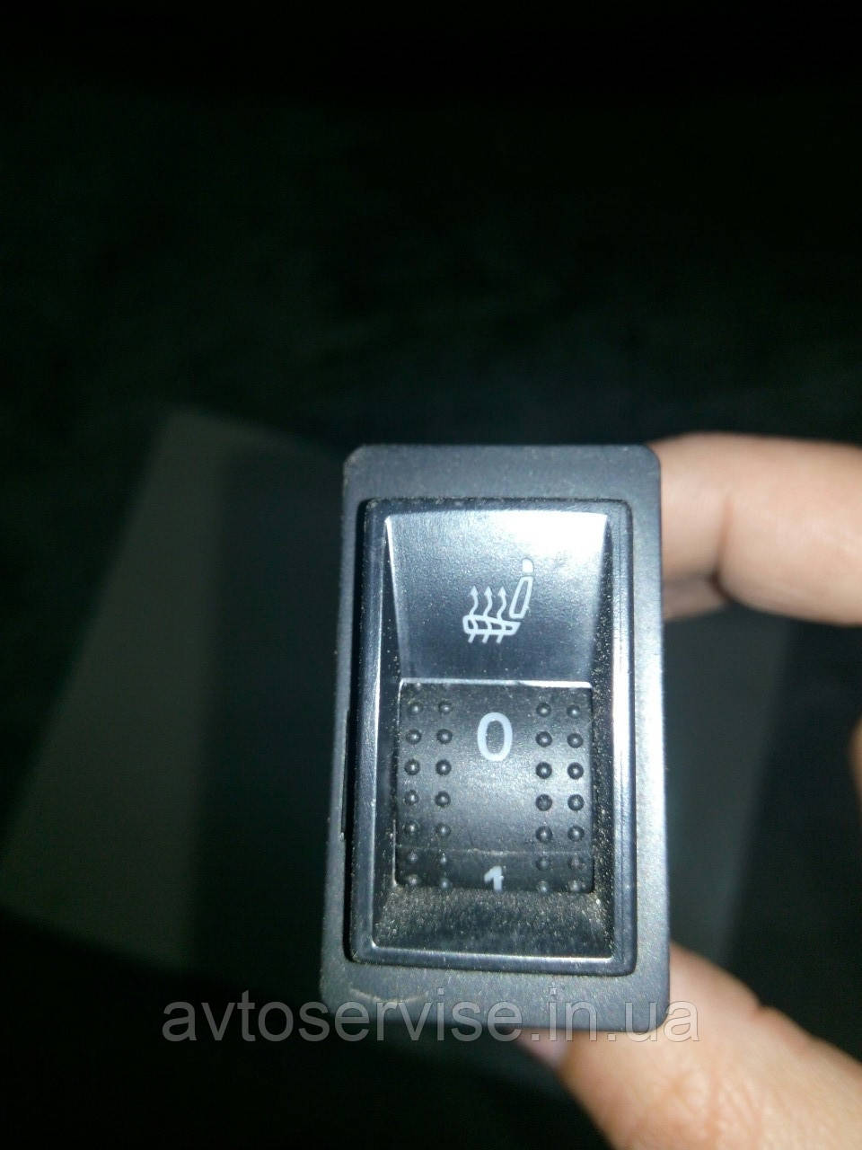 Кнопка обігрівання сидінь Skoda SuperB, (2003), 3U0963563, фото 1