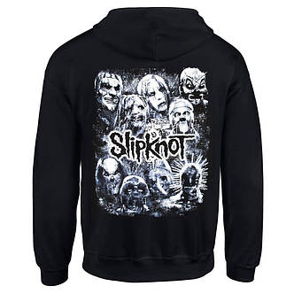 Толстовка на змійці SLIPKNOT Gray Masks, фото 4