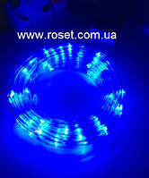 Вулична світлодіодна Led гірлянда дюралайт від USB 100 LED, 10 м (синя)