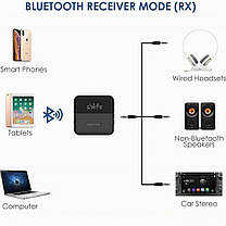 Bluetooth адаптер 5.0 з aptX VIKEFON BT-B20 приймач передавач звуку на чіпі CSR8675, фото 5
