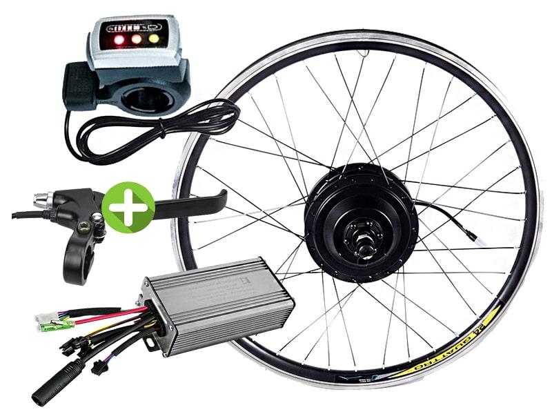 Електровелонабір для велосипеда заспицований 36 В 500 Вт MXUS XF15F передній під LCD-дисплей БЕЗ АКУМУЛЯТОРА