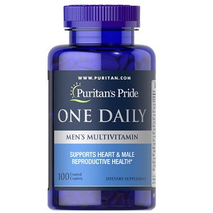 Вітаміни для чоловіків Puritan's Pride One Daily men's Multivitamin (100 капає.)