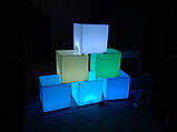 LED Світильник Куб декоративний 20x20 см16 кольорів + режими сенсорна кімната TIA-SPORT, фото 2