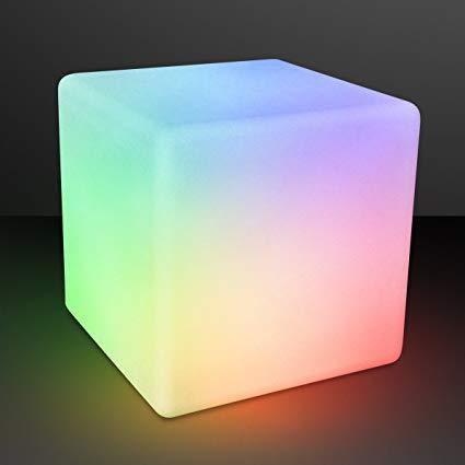 LED Куб меблевий світиться 50 на 50 см, 100 режимів підсвічування, пульт ДУ, TIA-SPORT