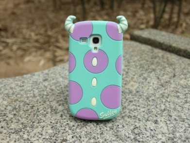 Об'ємний 3D силіконовий чохол для Samsung s4 Galaxy mini i9190 Саллі