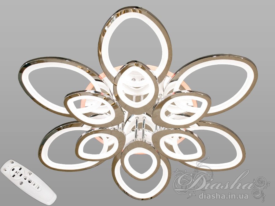Світлодіодна люстра Diasha 8059/6+6HR LED 3color dimmer