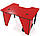 Геймерський ігровий стіл IVAR-1200, червоний/чорний, 120 см, фото 2