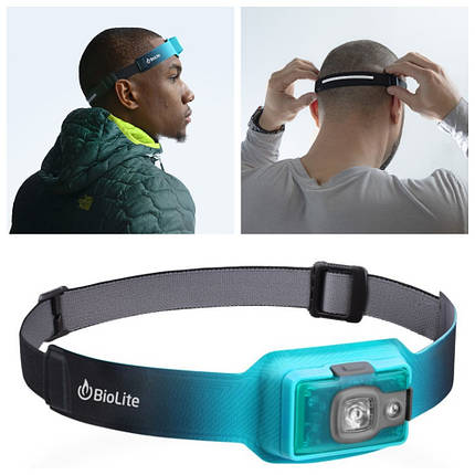 Ліхтар налобний BioLite Headlamp 200 Ocean Teal (BLT HPB1003), фото 1