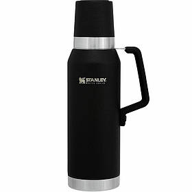 Термос STANLEY MASTER UNBREAKABLE THERMAL BOTTLE 1.3 літра/1.4 QT чорний Стенли Стенлі Мастер