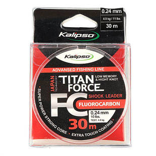 Флюорокарбон Kalipso Titan Force FC Leader 30m 0.28