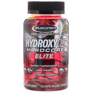 Жироспалювач Muscletech Hydroxycut Hardcore Elite Performance Series (100 таблеток.)