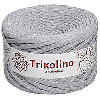 TRIKOLINO (Триколино) 7-9 мм 100 м серый меланж (Трикотажная пряжа, нитки для вязания)