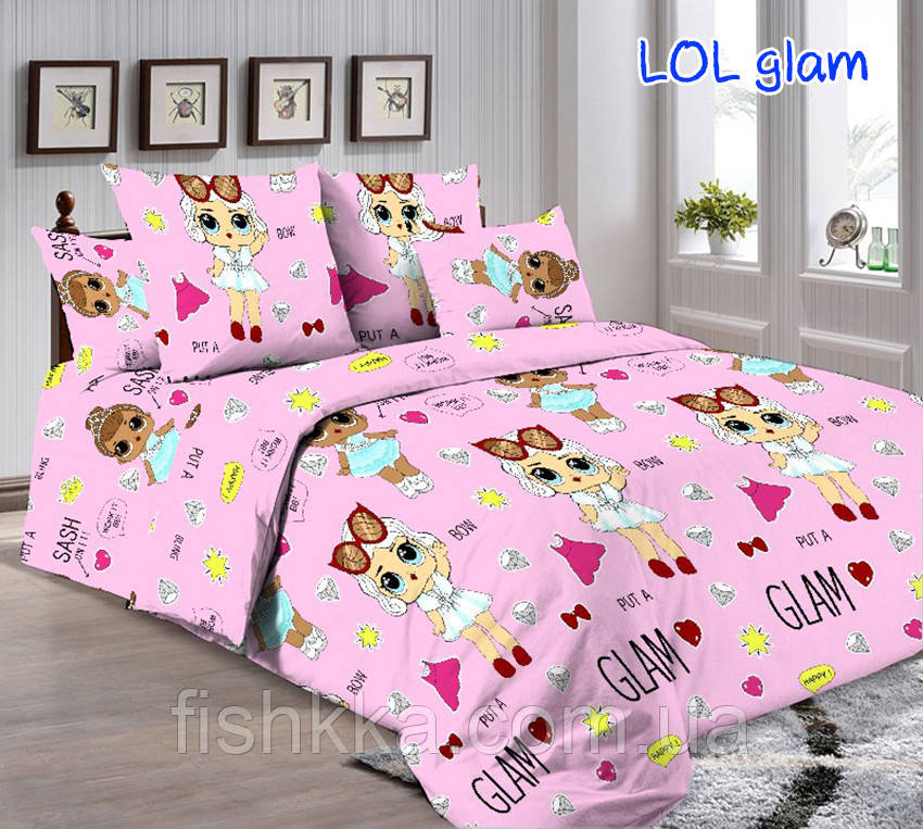 Комплект дитячої полуторного білизни Лялька Лол, Бязь Голд - фото 1 - id-p1343354970