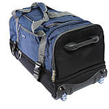 Сумка велика, дорожня на колесах 117 L Airtex синя, фото 5