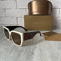 Солнцезащитные очки GUCCI 11753 бежевый 2021